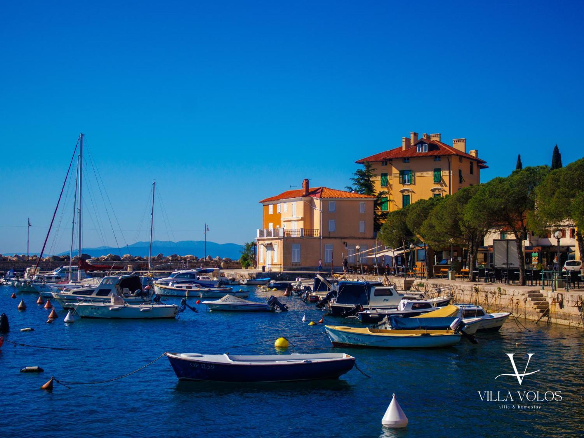 Villa Volos Apartment Karmen With Roof Terrace, Sea View, Free Private Parking Opatija Luaran gambar