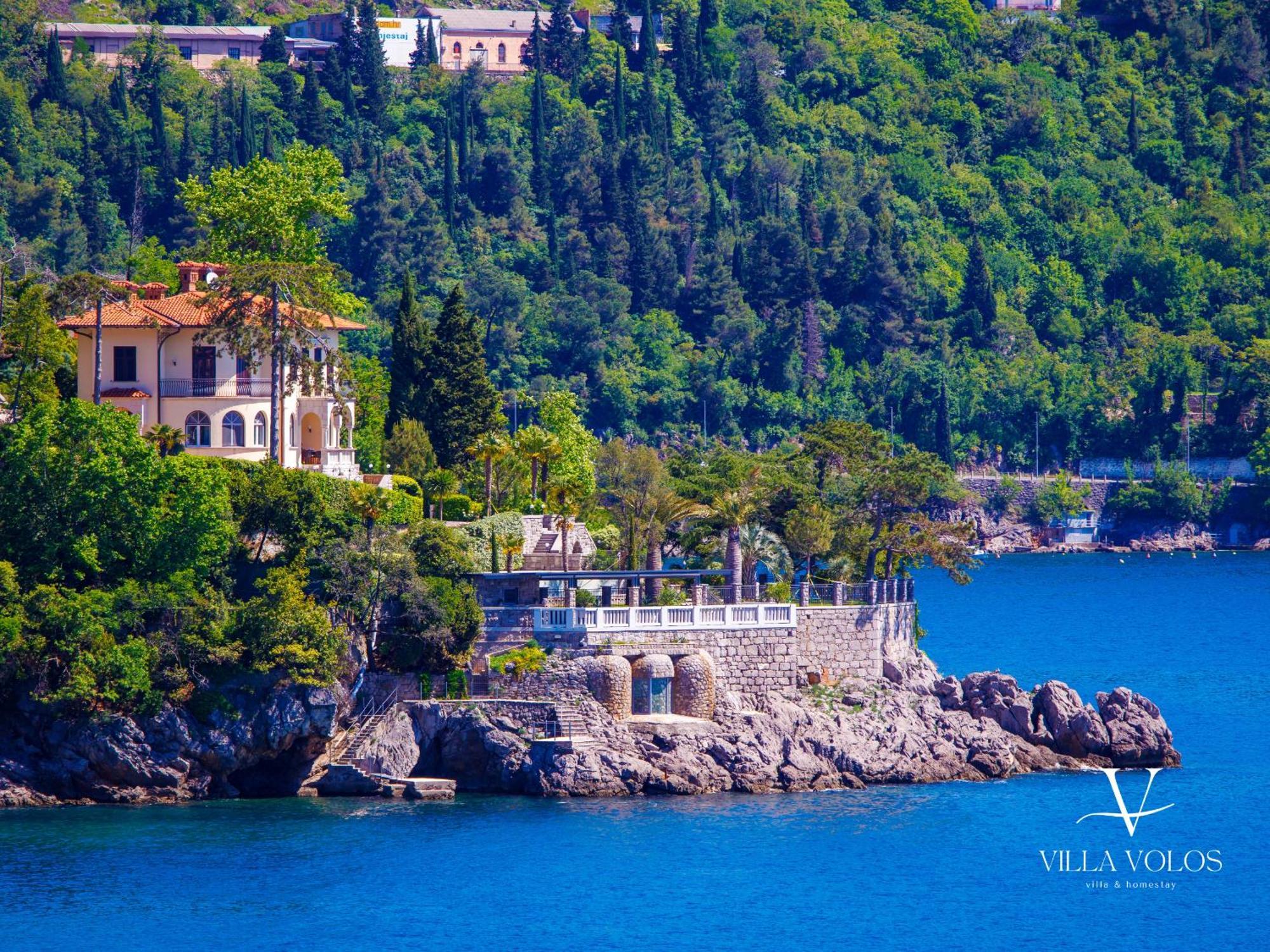 Villa Volos Apartment Karmen With Roof Terrace, Sea View, Free Private Parking Opatija Luaran gambar